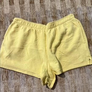 PINK Victoria's Secret Yellow Lounge Shorts